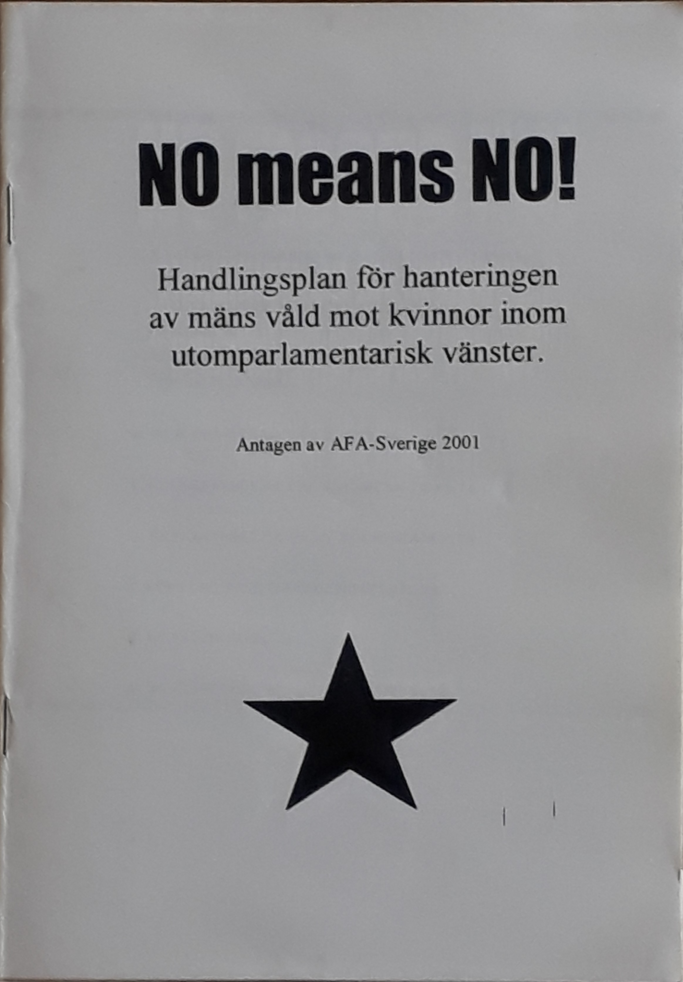 Photo of front page