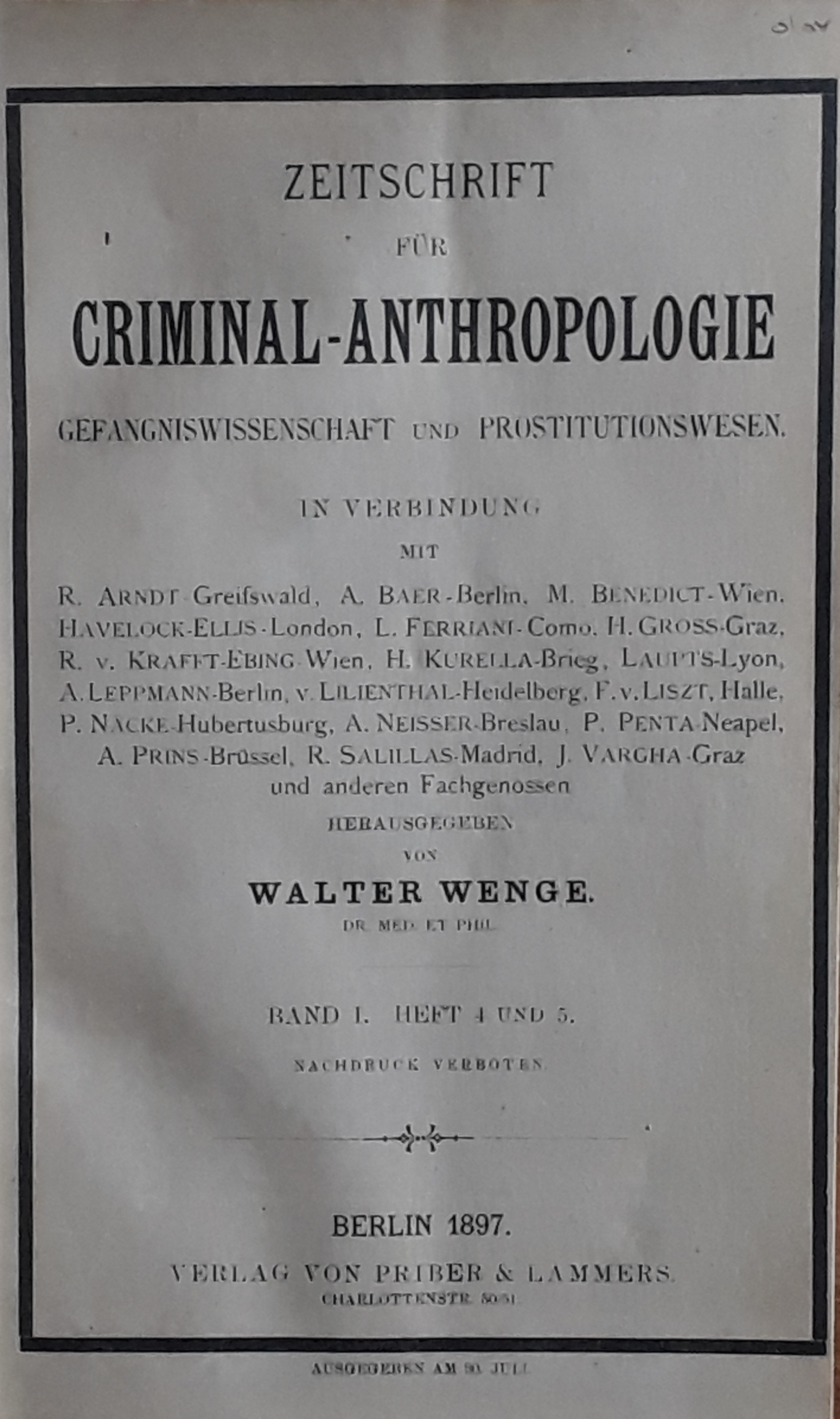 Photo of front page
